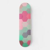 Skateboard Couleur hexagonale, (Recto)
