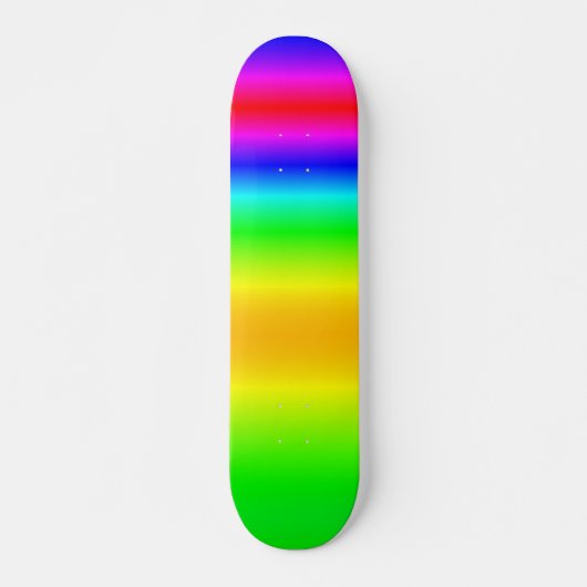 Skateboard Couleur Mélange Arc-en-ciel Aquarelle Skate 5 (Devant)