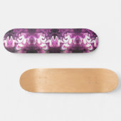 Skateboard couleur morado con blanco (Horz)