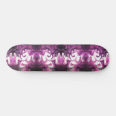 Skateboard couleur morado con blanco (Horz)