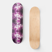 Skateboard couleur morado con blanco (Recto)