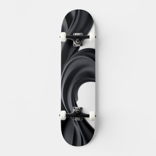 Skateboard Couleur noir pastel (Recto)