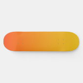Skateboard Couleur Orange Jaune (Horz)