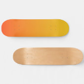 Skateboard Couleur Orange Jaune (Horz)