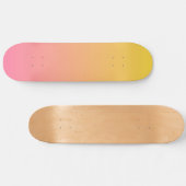 Skateboard Couleur Rose Jaune (Horz)