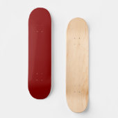Skateboard Couleur rouge foncé (Recto)