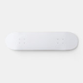 Skateboard Couleur solide blanc Fantôme (Horz)
