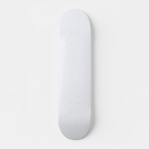 Skateboard Couleur solide blanc Fantôme