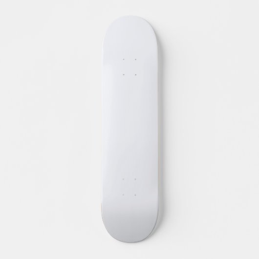 Skateboard Couleur solide blanc Fantôme (Devant)