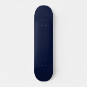 Skateboard Couleur solide bleu marine de minuit (Devant)