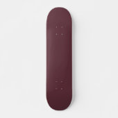 Skateboard Couleur solide bordeaux (Devant)