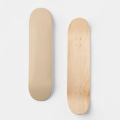 Skateboard Couleur solide Burly Wood (Recto)