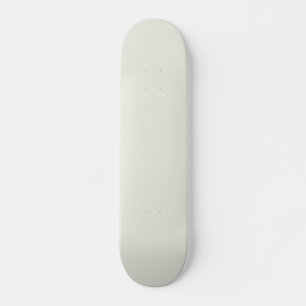 Skateboard Couleur solide de la colombe blanche