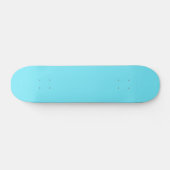 Skateboard Couleur solide lumière électrique bleu aqua (Horz)