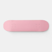 Skateboard Couleur solide rose cerise en fleurs (Horz)