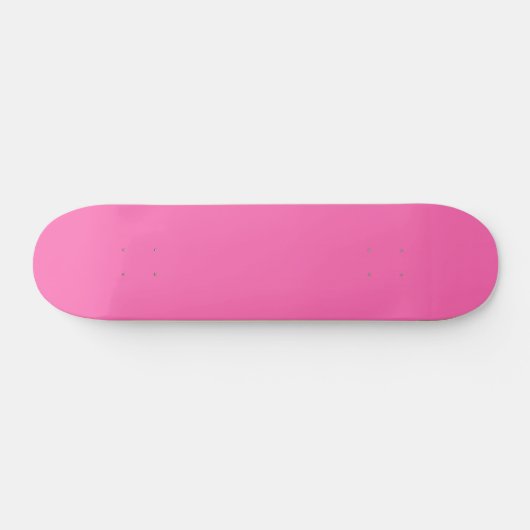 Skateboard Couleur solide rose chaud (Horz)