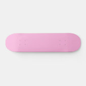 Skateboard Couleur solide rose pâle (Horz)