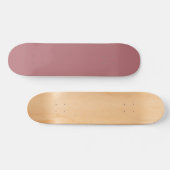 Skateboard Couleur solide Rose poussiéreux (Horz)