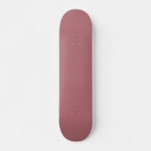 Skateboard Couleur solide Rose poussiéreux (Devant)