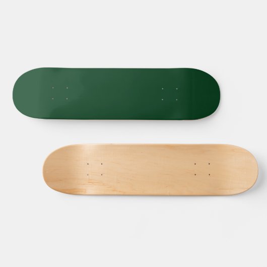Skateboard Couleur solide vert foncé (Horz)