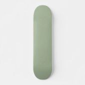 Skateboard Couleur solide vert Laurel (Devant)
