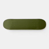 Skateboard Couleur solide vert olive foncé (Horz)