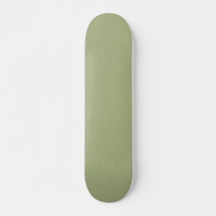 Skateboard Couleur solide verte de couleur de sable