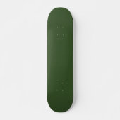 Skateboard Couleur solide verte de mousse foncée (Devant)