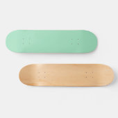 Skateboard Couleur solide verte marine (Horz)