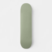 Skateboard Couleur solide verte Sage (Devant)