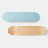 Skateboard Couleur uni bleu clair (Horz)
