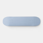 Skateboard Couleur uni bleu clair en acier (Horz)