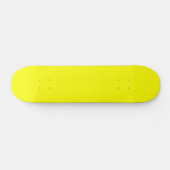 Skateboard Couleur uni jaune néon (Horz)