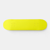 Skateboard Couleur uni jaune néon (Horz)