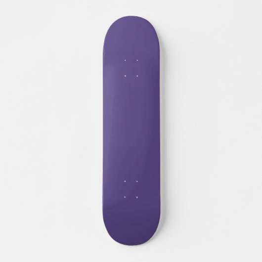 Skateboard Couleur uni violet ultra violet (Devant)