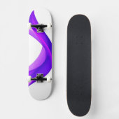 Skateboard Couleur violet pastel (Recto)