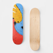 Skateboard couleurs (Recto)