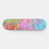 Skateboard Couleurs Abstraites (Horz)