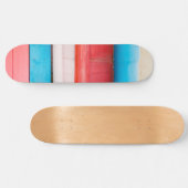Skateboard Couleurs caribéennes - abstrait (Horz)