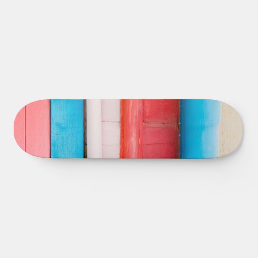 Skateboard Couleurs caribéennes - abstrait (Horz)