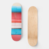 Skateboard Couleurs caribéennes - abstrait (Recto)