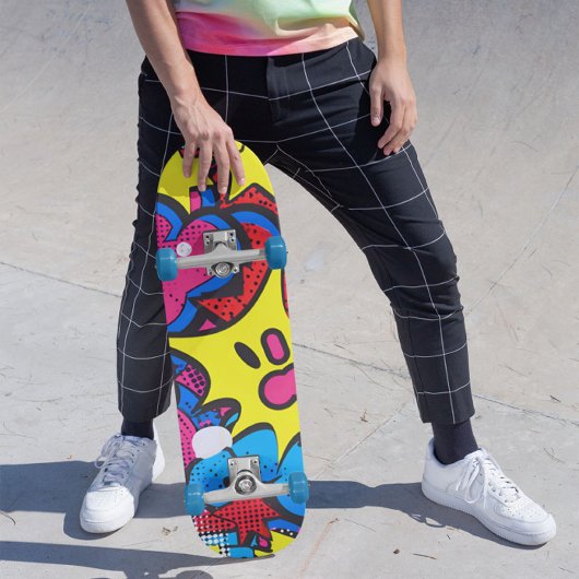 Skateboard Couleurs comiques