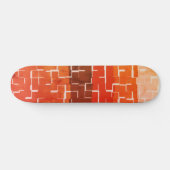 Skateboard Couleurs d'automne cool rustiques (Horz)