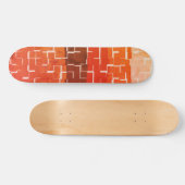 Skateboard Couleurs d'automne cool rustiques (Horz)