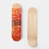 Skateboard Couleurs d'automne cool rustiques (Recto)