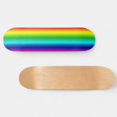 Skateboard Couleurs de l'arc-en-ciel (Horz)