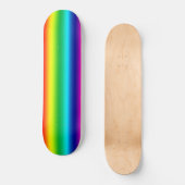 Skateboard Couleurs de l'arc-en-ciel (Recto)