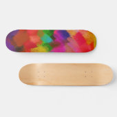 Skateboard Couleurs de peinture abstraite #3 (Horz)