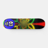 Skateboard Couleurs d'excentrique de Rasta (Horz)