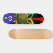 Skateboard Couleurs d'excentrique de Rasta (Horz)